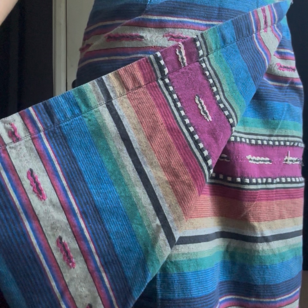 Vintage Southwestern Style Wrap Skirt - Picture 4 of 11